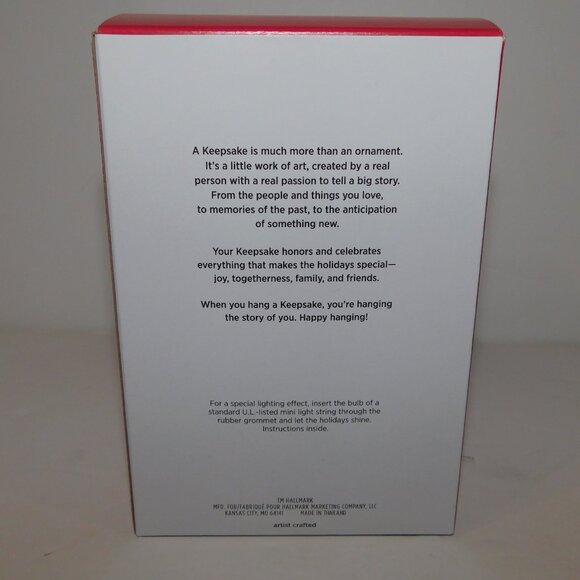 2023 Hallmark Disney Tinkerbell Pixie Dusted Poinsettia Christmas Ornament NEW - Picture 6 of 6